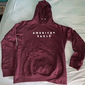 Maroon American Eagle hoodie